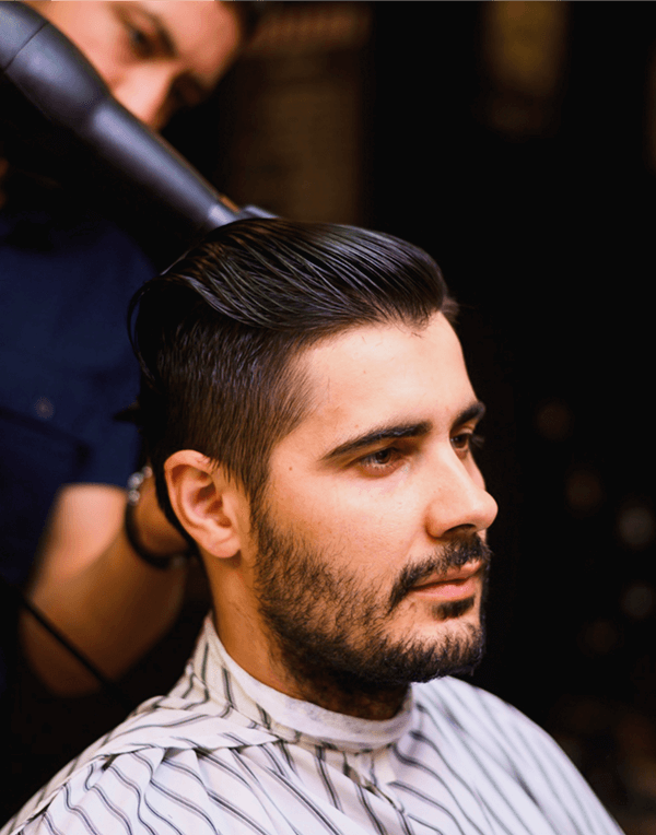 Model potongan rambut slick back Voolcut Barbershop